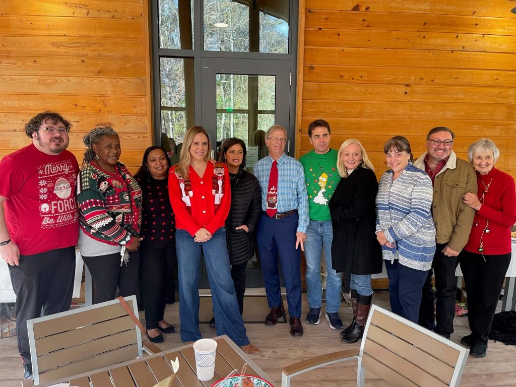 US Senate Candidate Dr. Annie Andrews with Dorchester County Democrats leadership.