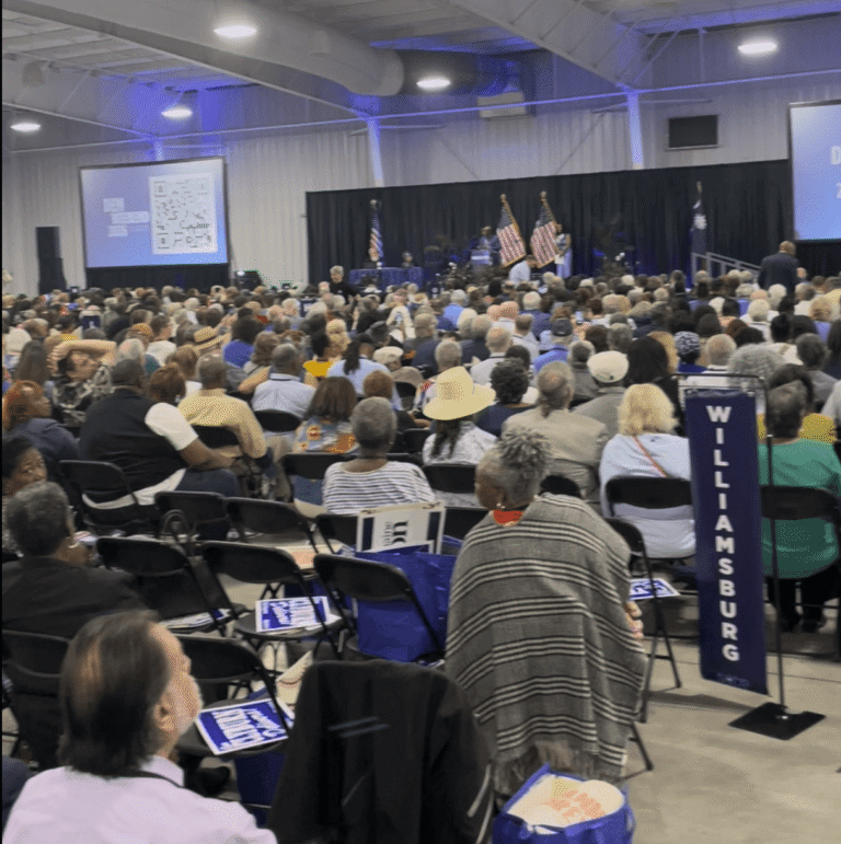 Image of the 2026 SCDP State Convention floor.