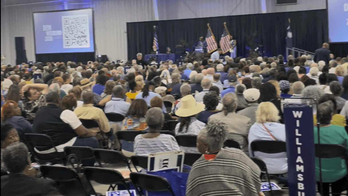 Image of the 2026 SCDP State Convention floor.