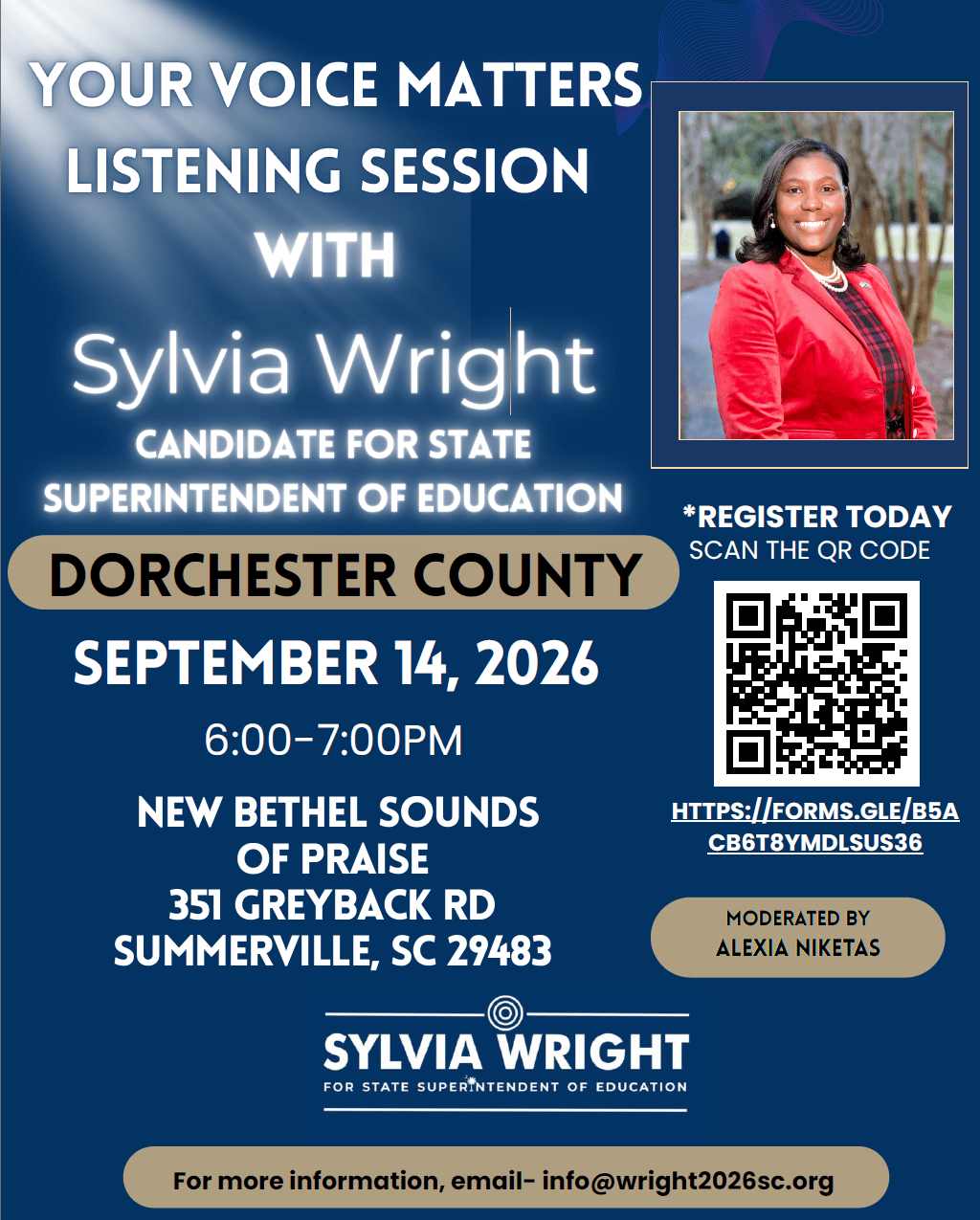 Sylvia Wright Listening Session